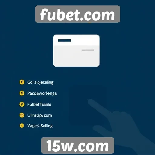 métodos de pagamento disponíveis em fubet.com